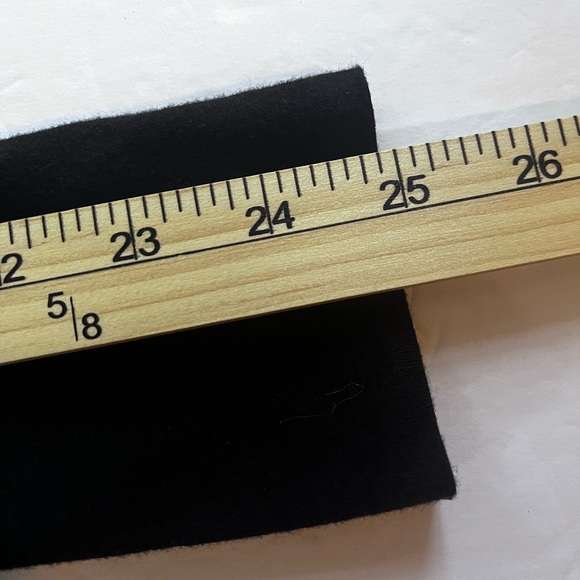 a.n.a Black White Striped Tunic Long Cuffed Sleeves Cotton Blend Size Large - Picture 8 of 10